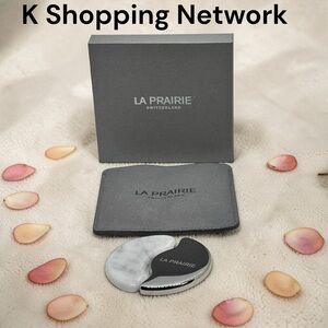 La Prairie Switzerland Facial Massage Tool Gua Sha Stone w/ Pouch & Box